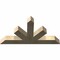 Ekena Millwork Saratoga Rough Sawn Timber Gable Bracket, Douglas Fir, 60"W x 32"H x 6"D x 6"F, 13/12 Pitch GBW060X32X0606SAR00RDF - alternate 4